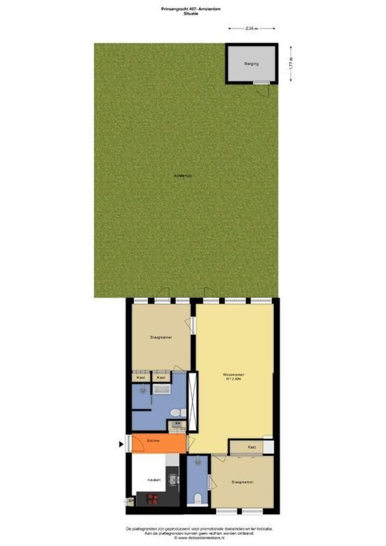 Prinsengracht 407 A, Amsterdam foto-45 blur