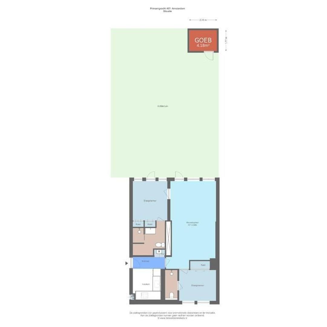 Prinsengracht 407 A, Amsterdam foto-47 blur