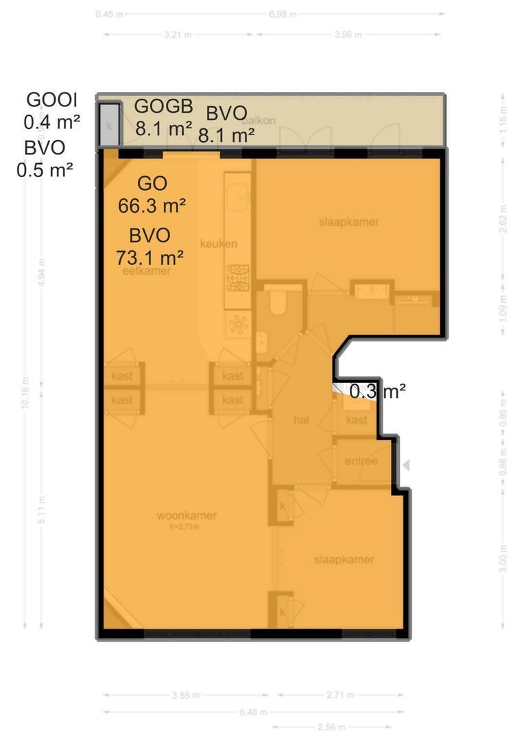 Paramariboplein 43 1, Amsterdam foto-24 blur