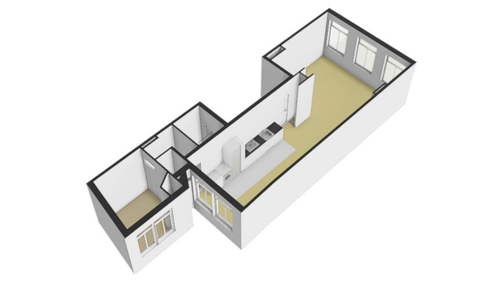 Binnenkant 49 C, Amsterdam foto-34 blur