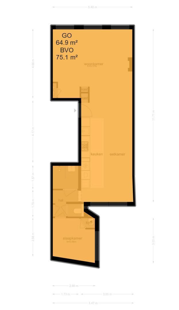 Binnenkant 49 C, Amsterdam foto-35 blur