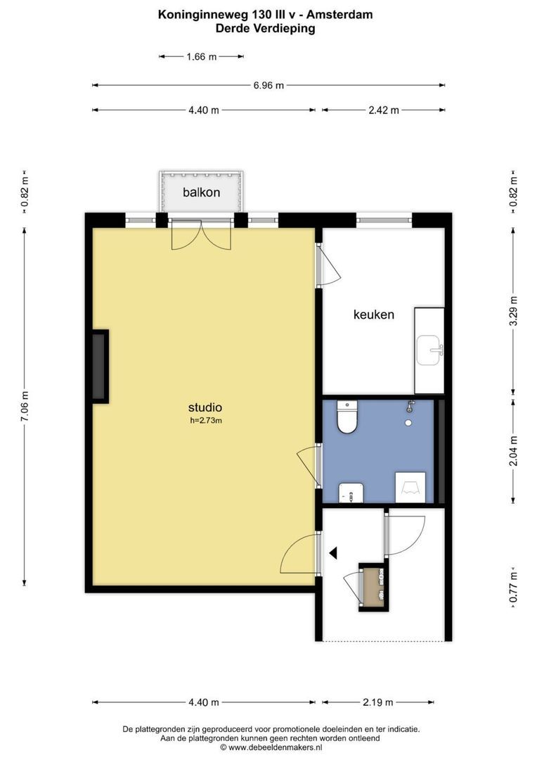 Koninginneweg 130 3V, Amsterdam foto-31 blur