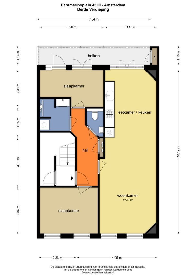 Paramariboplein 45 3, Amsterdam foto-38 blur