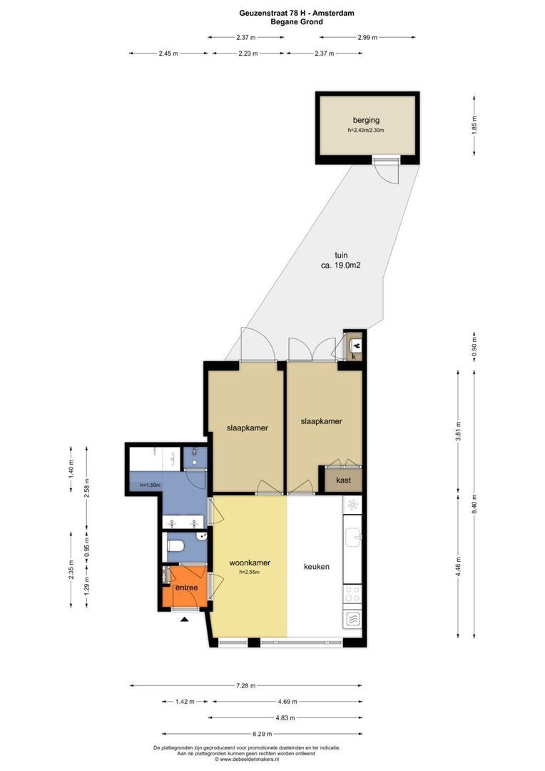 Geuzenstraat 78 H, Amsterdam foto-35 blur