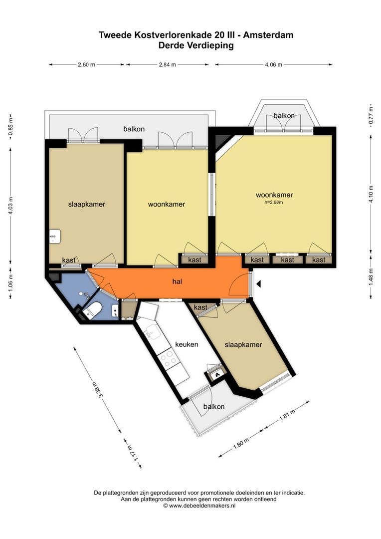 Tweede Kostverlorenkade 20 3, Amsterdam foto-35 blur