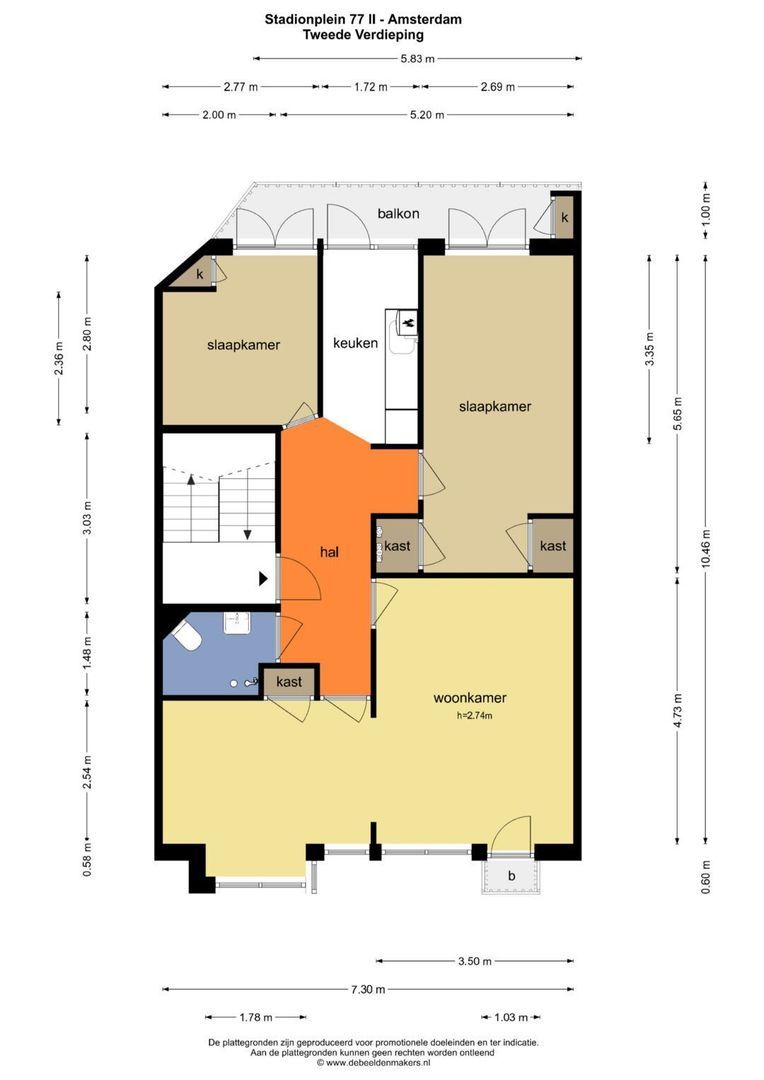 Stadionplein 77 2, Amsterdam foto-38 blur