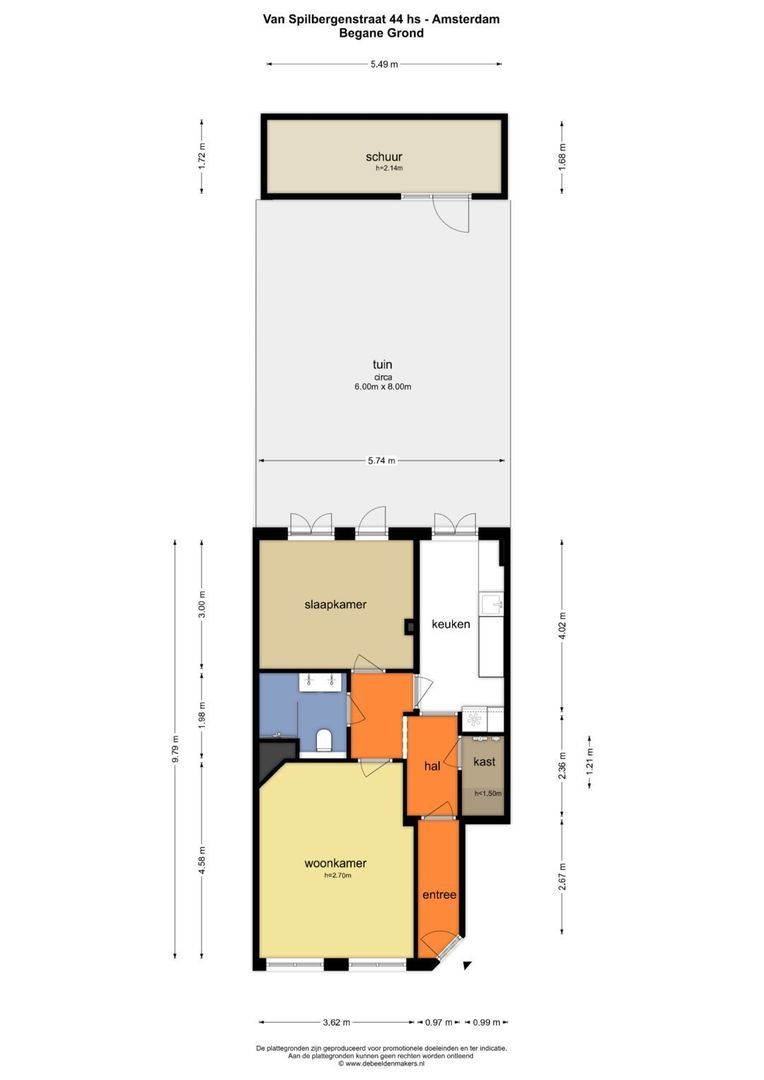 Van Spilbergenstraat 44 H, Amsterdam foto-21 blur