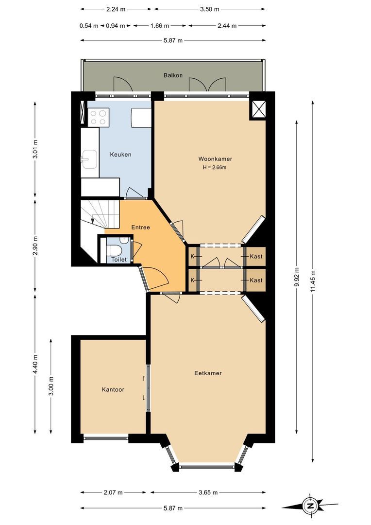 Hunzestraat 99 2, Amsterdam foto-23 blur