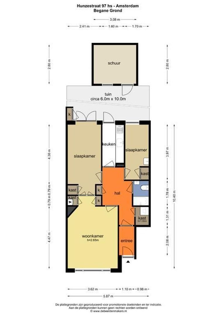 Hunzestraat 97 H, Amsterdam foto-12 blur