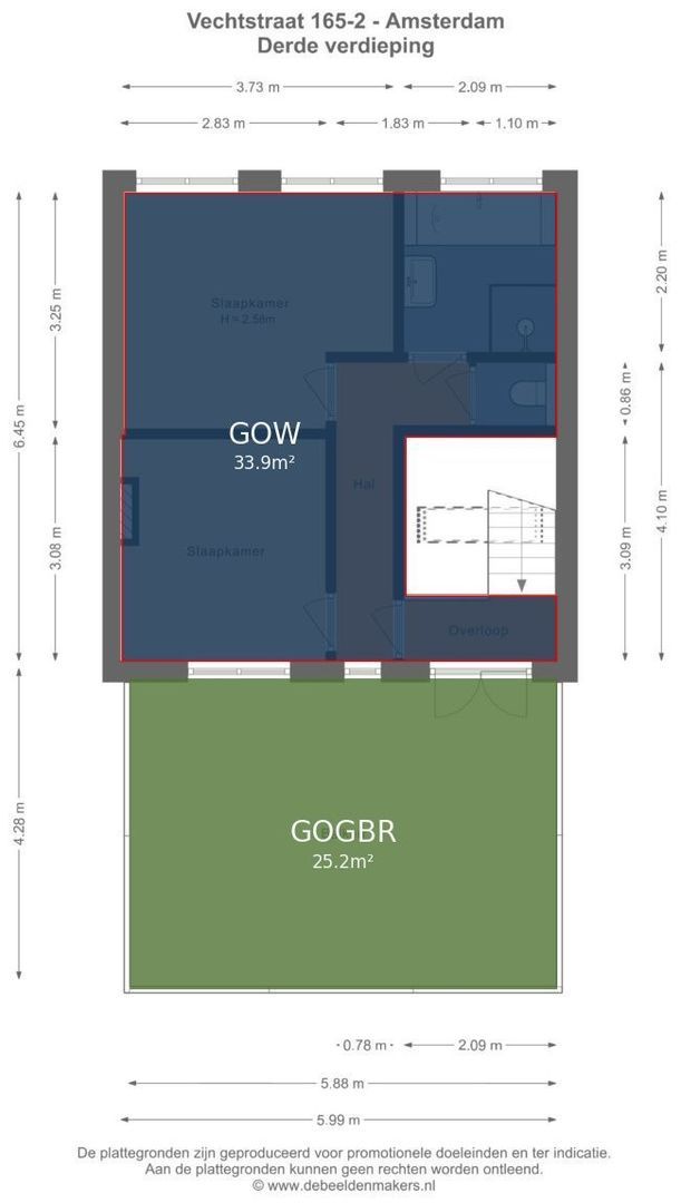 Vechtstraat 165 H, Amsterdam foto-28 blur