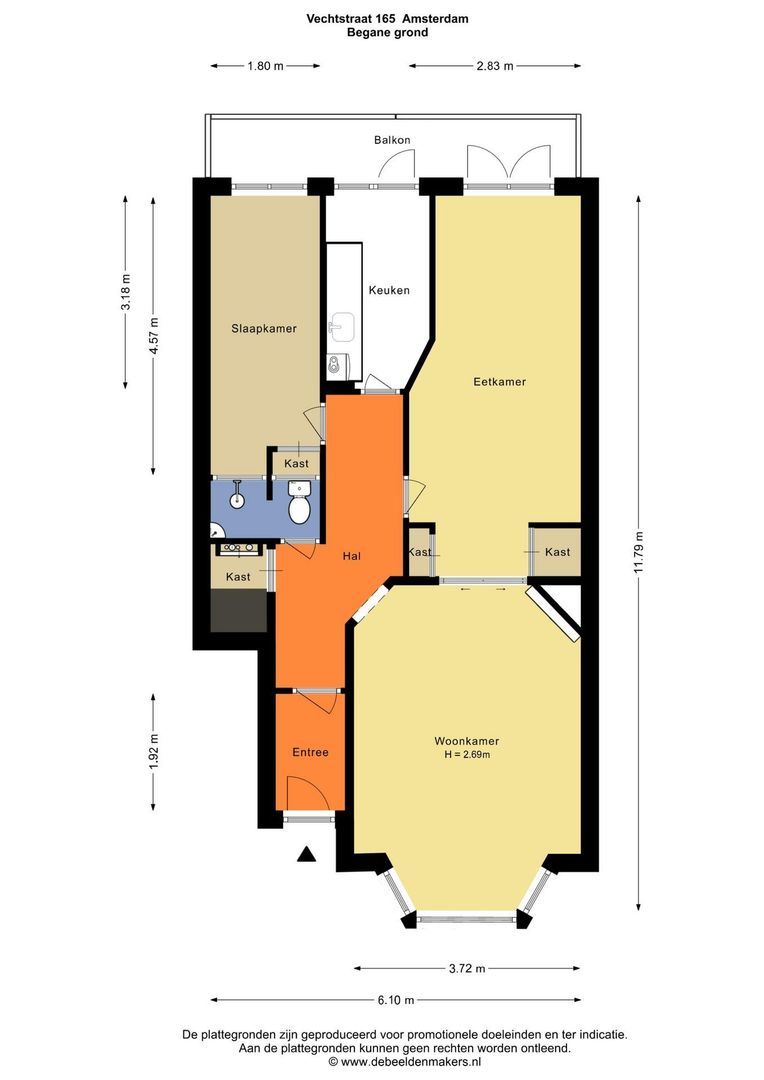 Vechtstraat 165 H, Amsterdam foto-66 blur