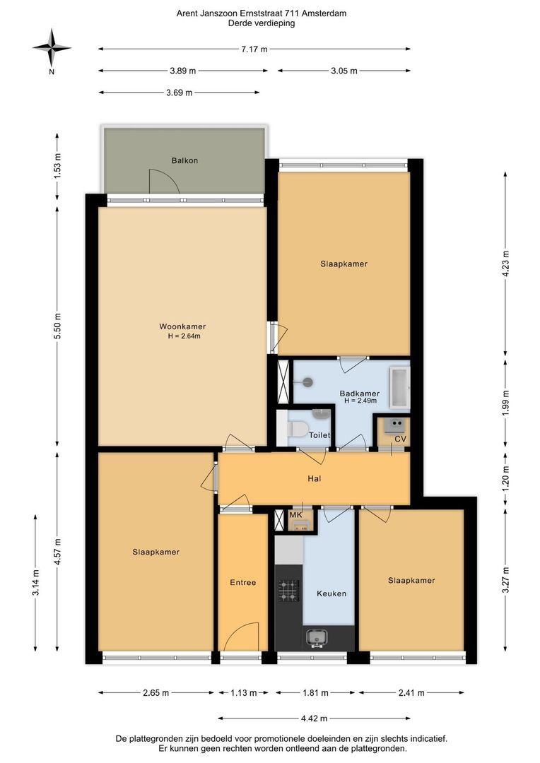 Arent Janszoon Ernststraat 711, Amsterdam foto-24 blur