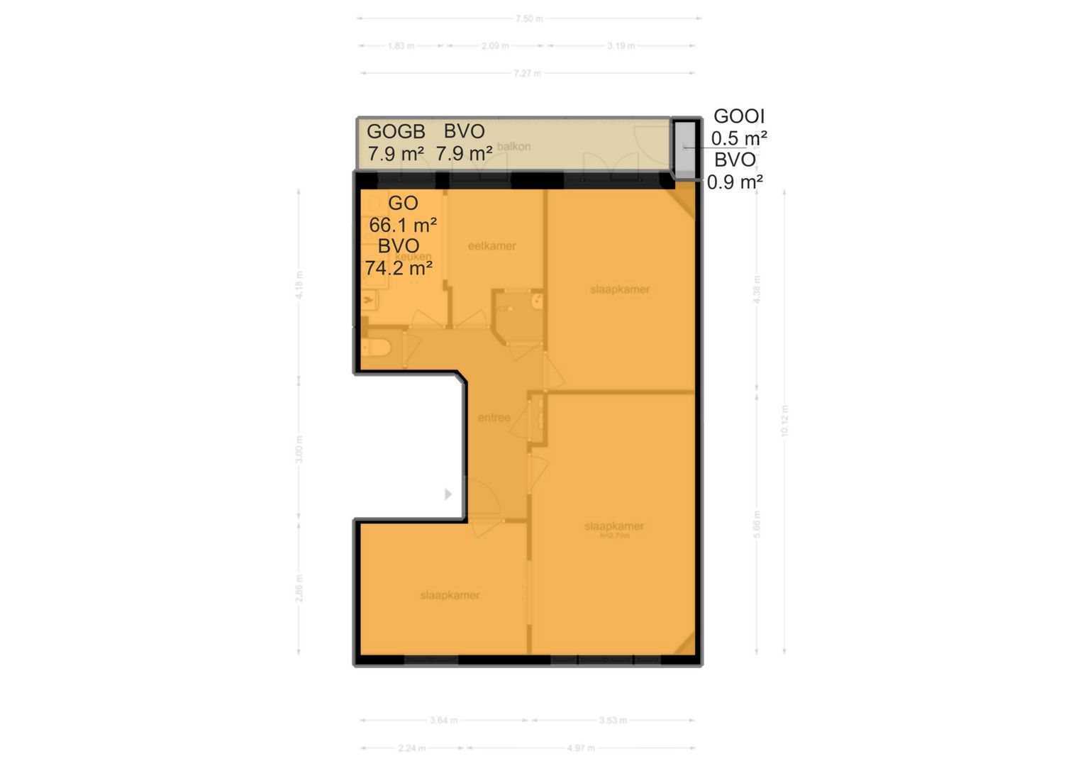 Paramariboplein 45 2, Amsterdam foto-39 blur