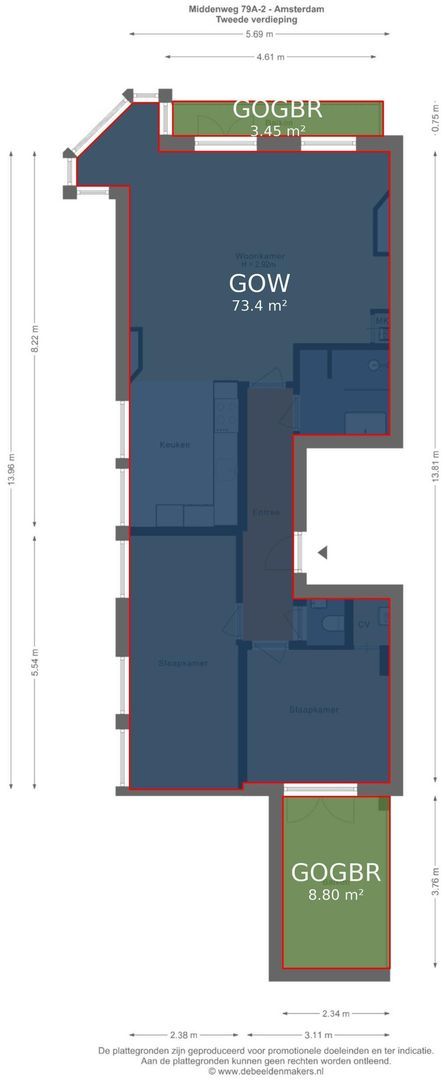 Middenweg 79 A 2, Amsterdam foto-28 blur