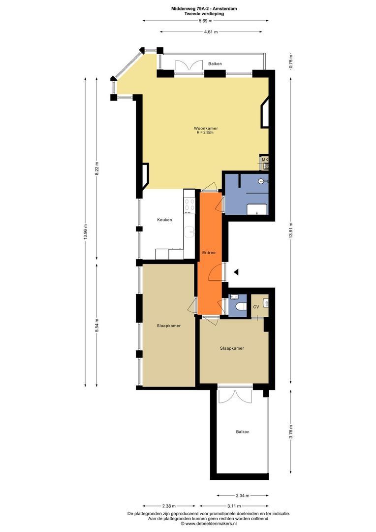 Middenweg 79 A 2, Amsterdam foto-26 blur