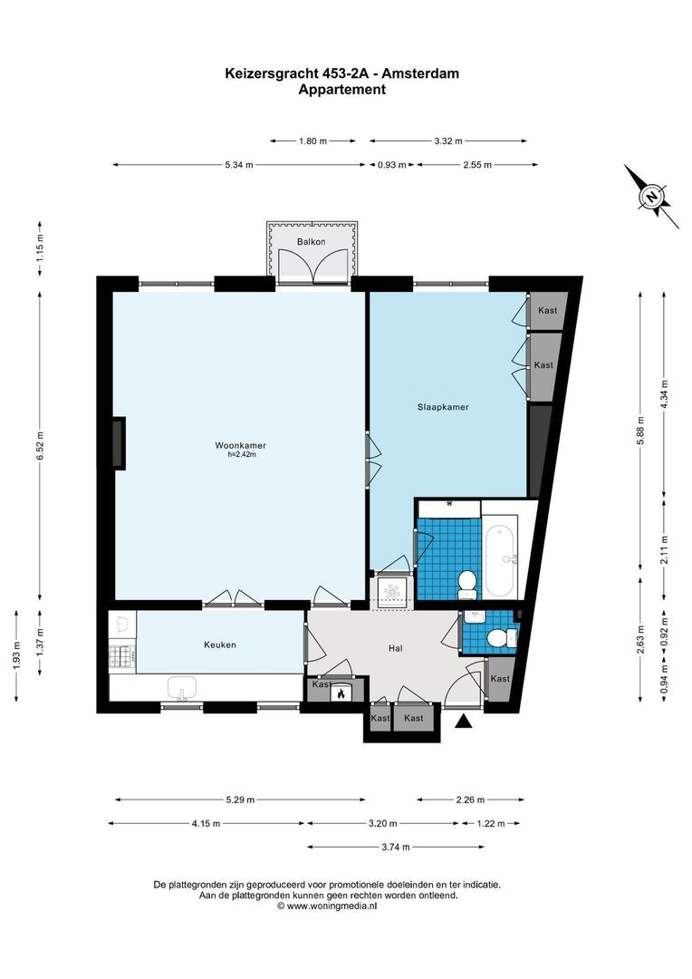 Keizersgracht 453 2A, Amsterdam foto-26 blur