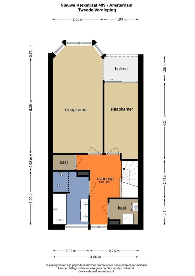 Nieuwe Kerkstraat 409, Amsterdam foto-40 blur