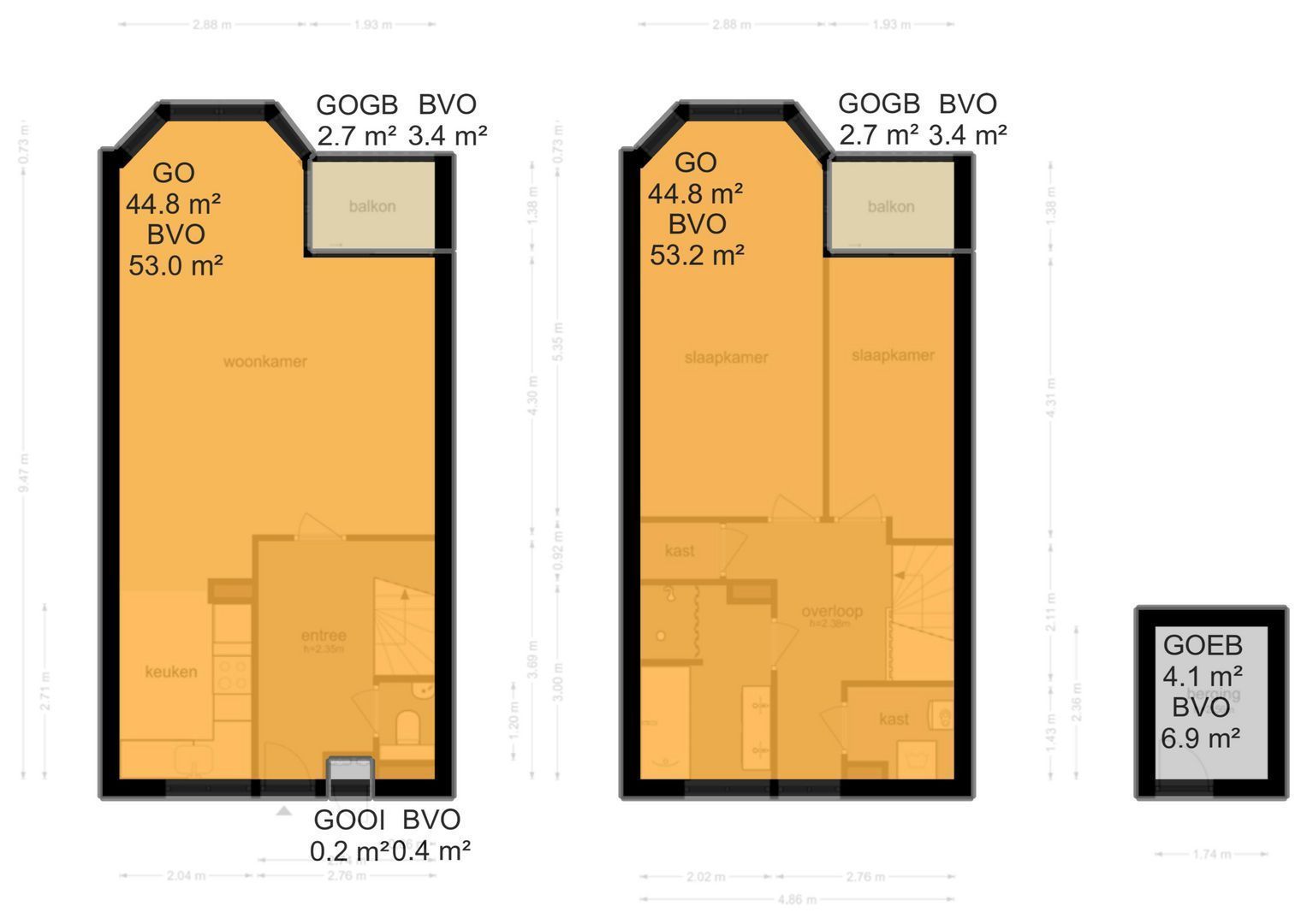 Nieuwe Kerkstraat 409, Amsterdam foto-45 blur