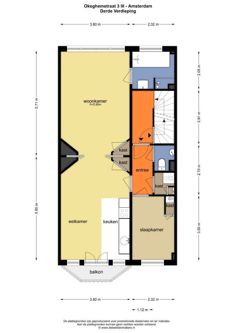 Okeghemstraat 3 2, Amsterdam foto-55 blur