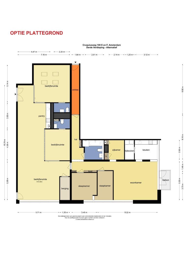 Cruquiusweg 100 F, Amsterdam foto-64 blur