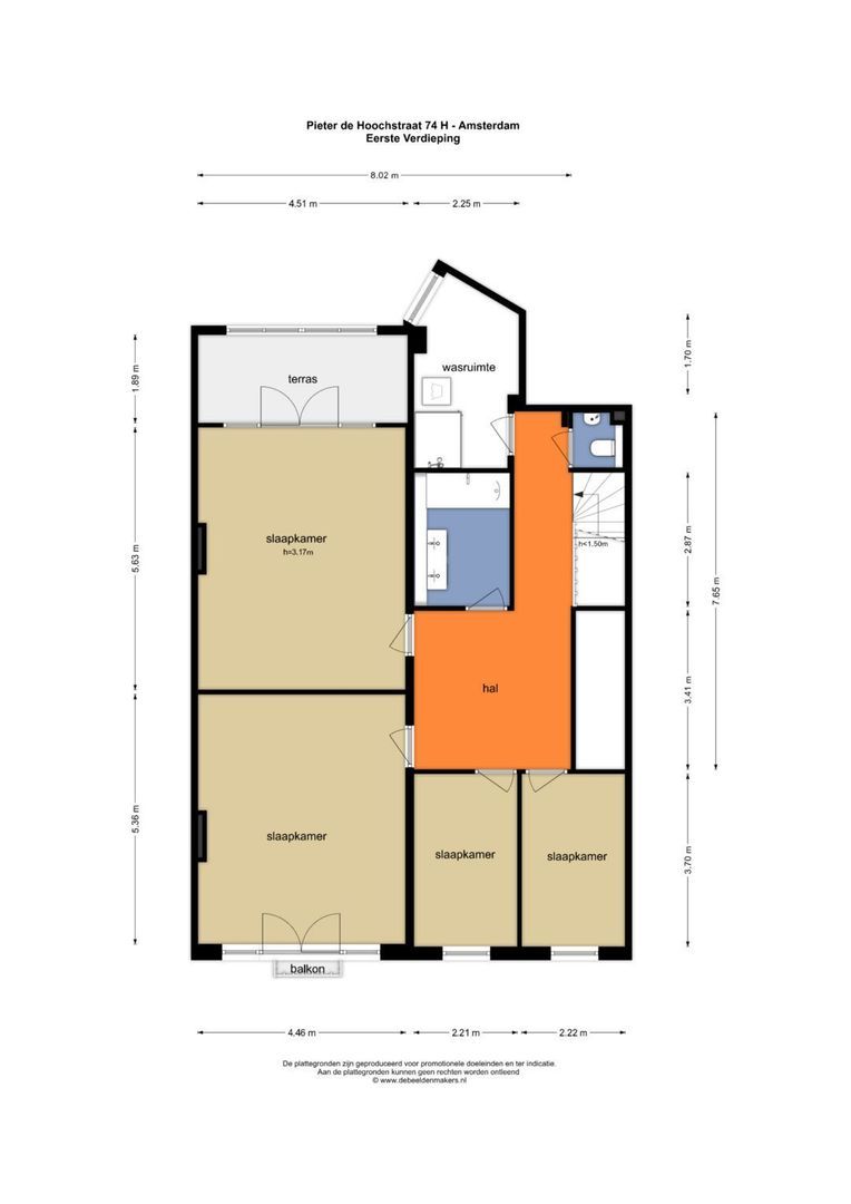 Pieter de Hoochstraat 74 H, Amsterdam foto-56 blur