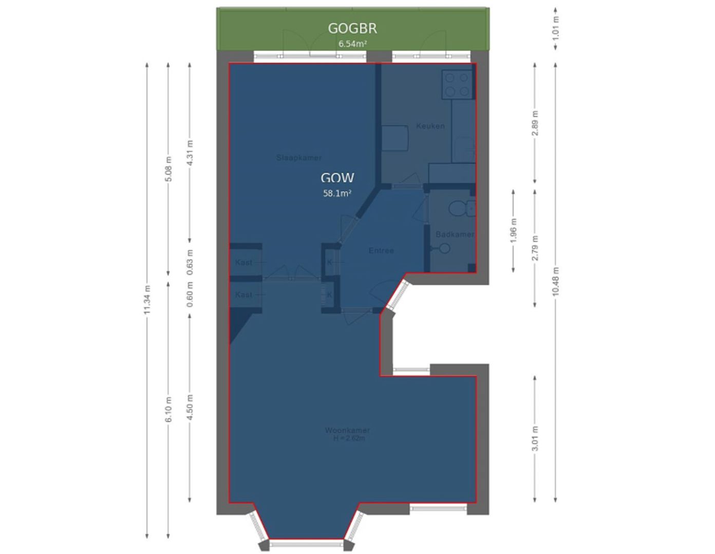 Hunzestraat 97 1, Amsterdam foto-15 blur