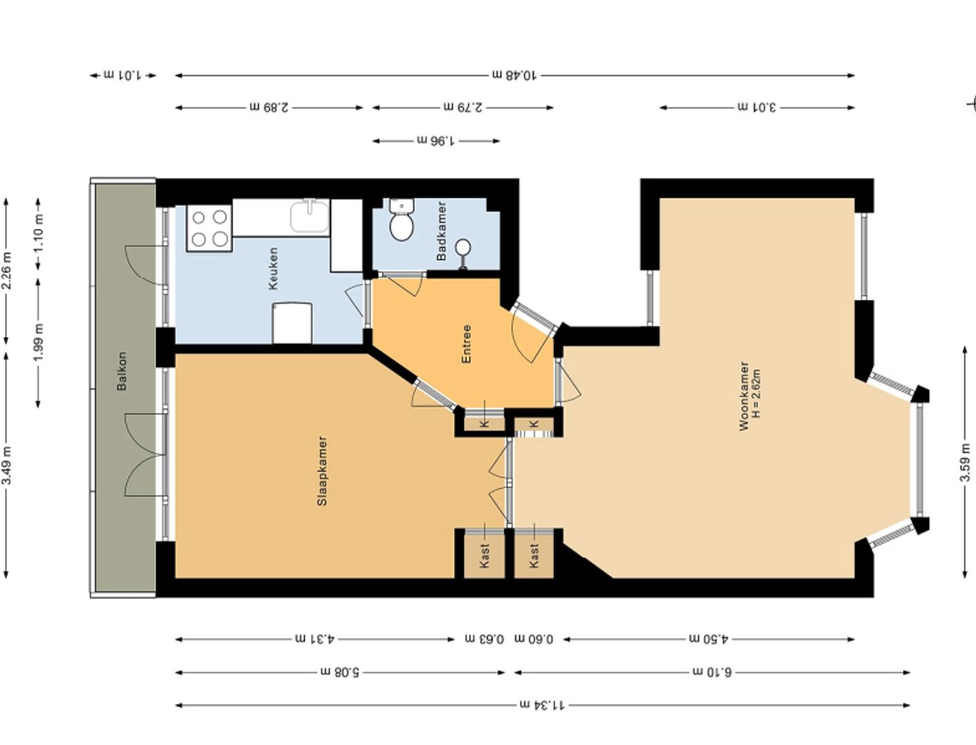 Hunzestraat 97 1, Amsterdam foto-14 blur