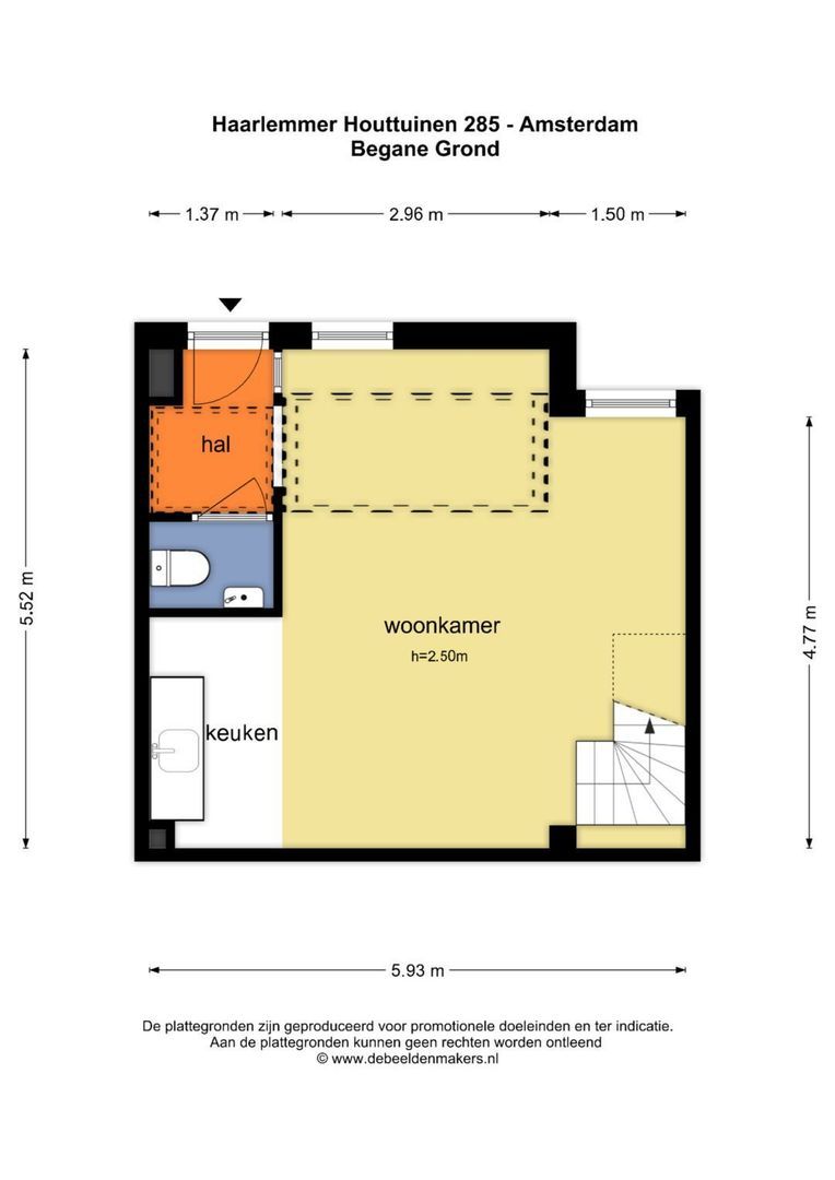 Haarlemmer Houttuinen 285, Amsterdam foto-16 blur