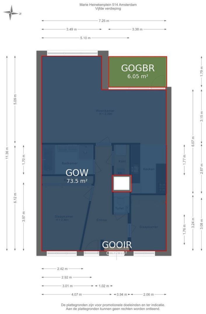 Marie Heinekenplein 514, Amsterdam foto-44 blur