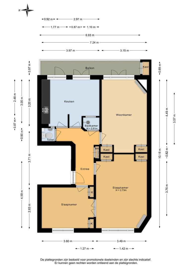 Paramariboplein 53 2, Amsterdam foto-31 blur