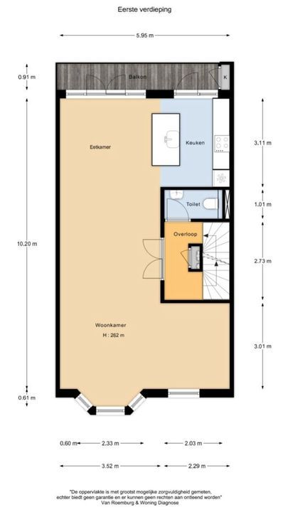 Woestduinstraat 31 H, Amsterdam plattegrond-62
