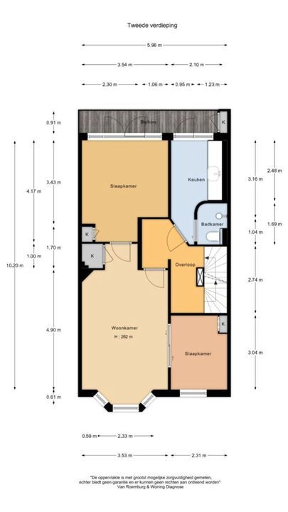 Woestduinstraat 31 H, Amsterdam plattegrond-62
