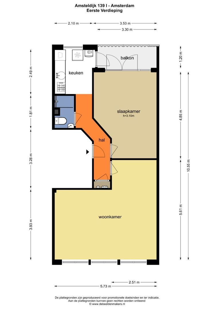 Amsteldijk 139 1, Amsterdam foto-39 blur