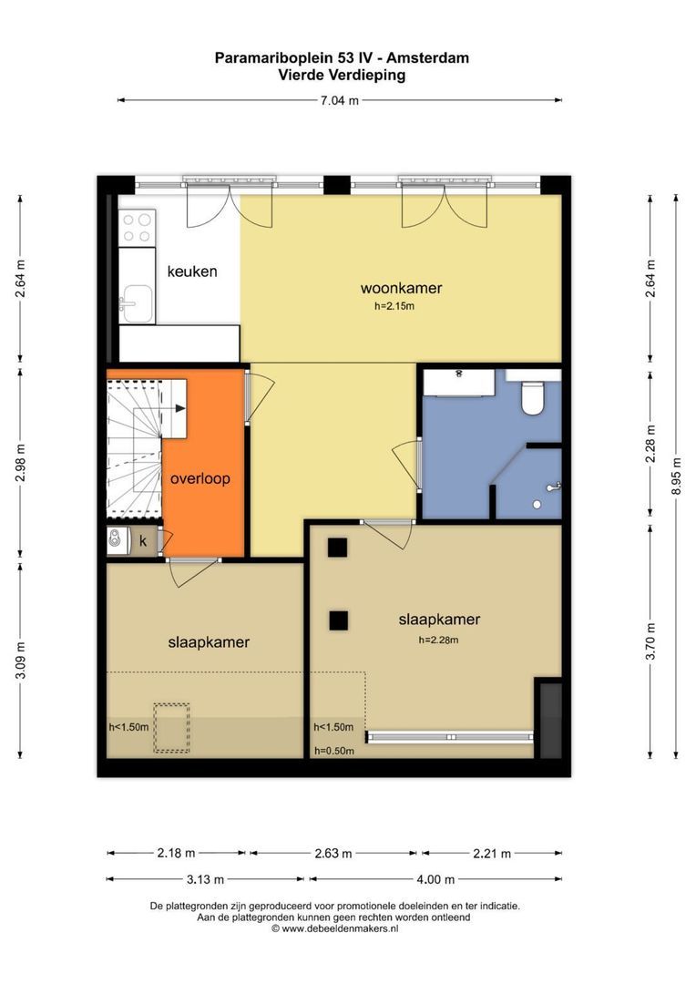 Paramariboplein 53 4, Amsterdam foto-27 blur