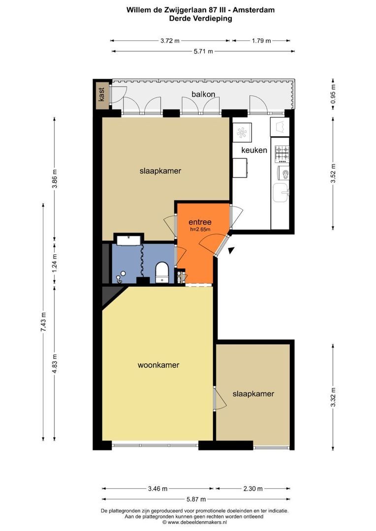 Willem de Zwijgerlaan 87 3, Amsterdam foto-32 blur