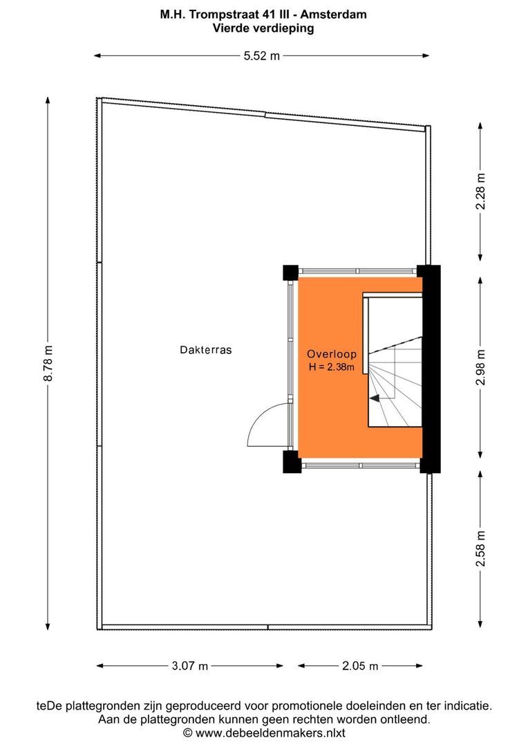 Maarten Harpertszoon Trompstraat 41 3, Amsterdam foto-27 blur