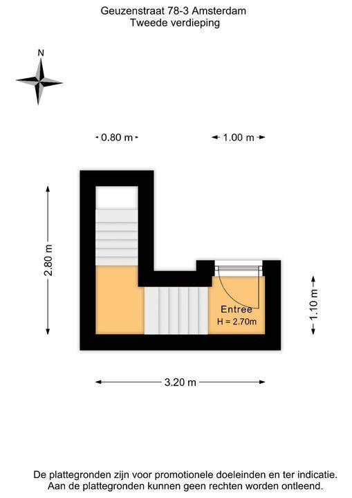Geuzenstraat 78 3, Amsterdam plattegrond-51