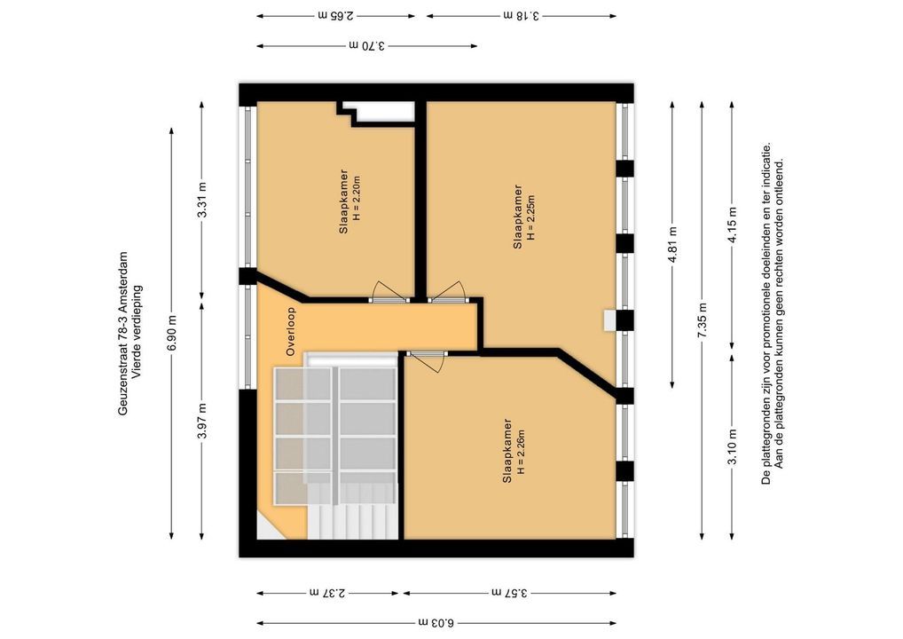 Geuzenstraat 78 3, Amsterdam plattegrond-51