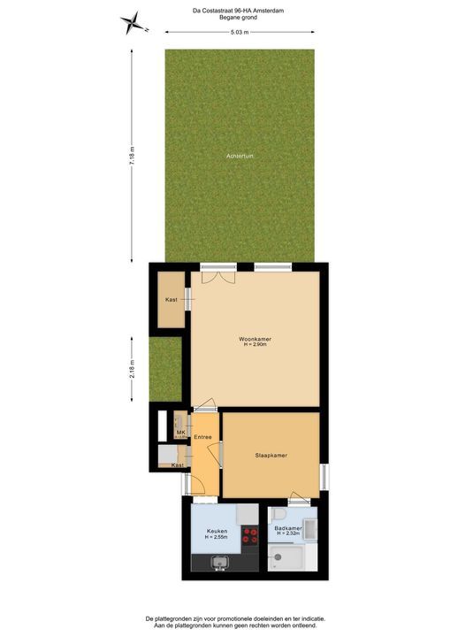Da Costastraat 96 HA, Amsterdam plattegrond-37