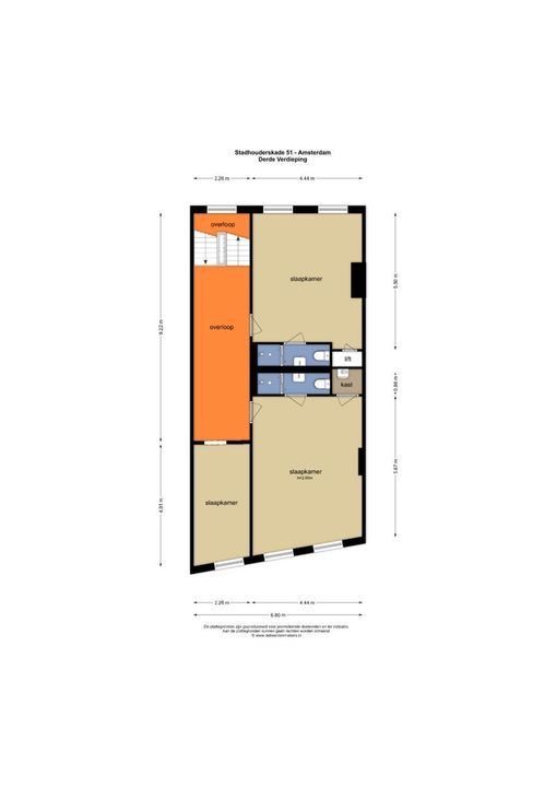 Stadhouderskade 51, Amsterdam plattegrond-63