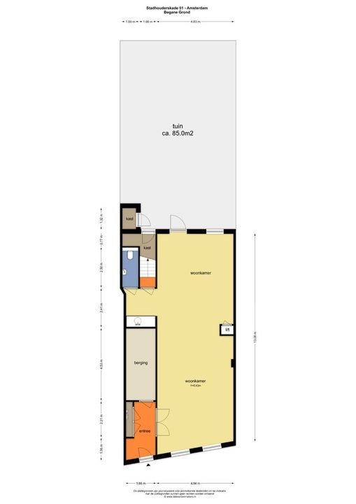 Stadhouderskade 51, Amsterdam plattegrond-63