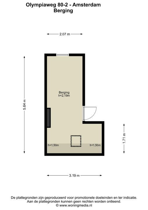 Olympiaweg 80 2, Amsterdam plattegrond-27