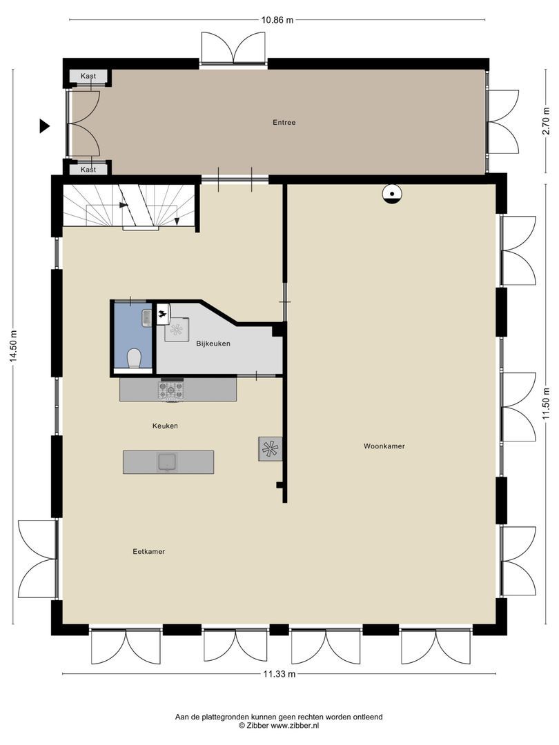 Van Vollenhovenlaan 28, Aerdenhout plattegrond-1
