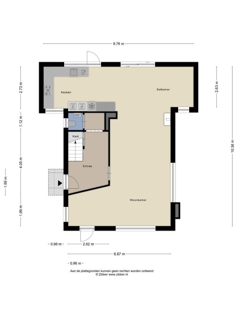 Prof. Asserlaan 4, Heemstede plattegrond-1