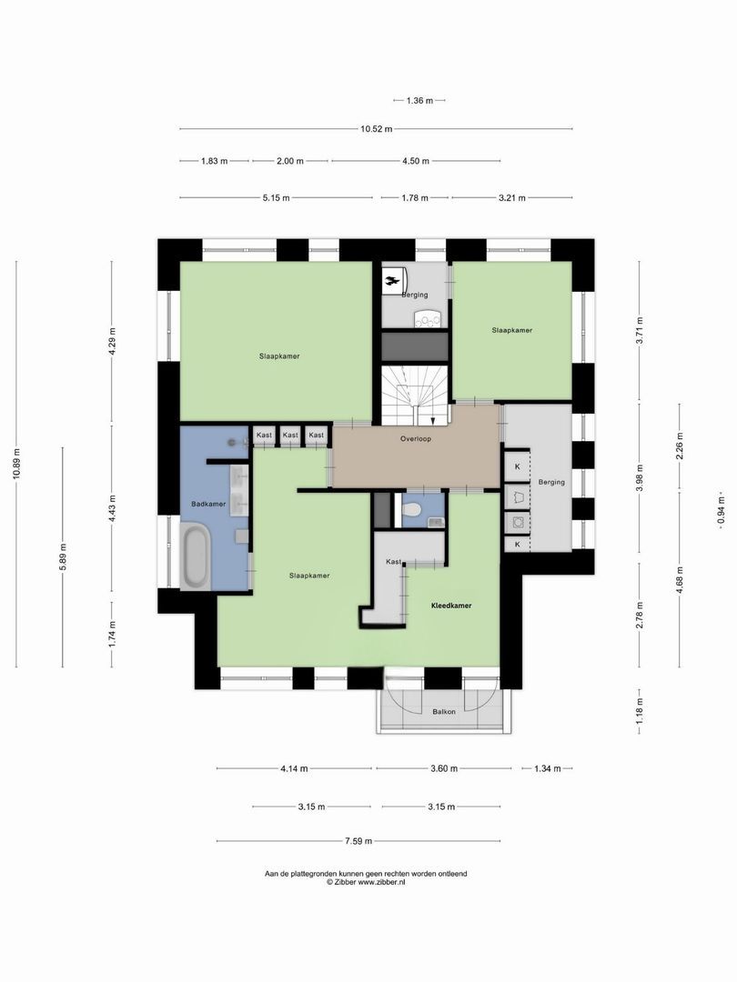 Phoenixstraat 1 H, Haarlem plattegrond-1