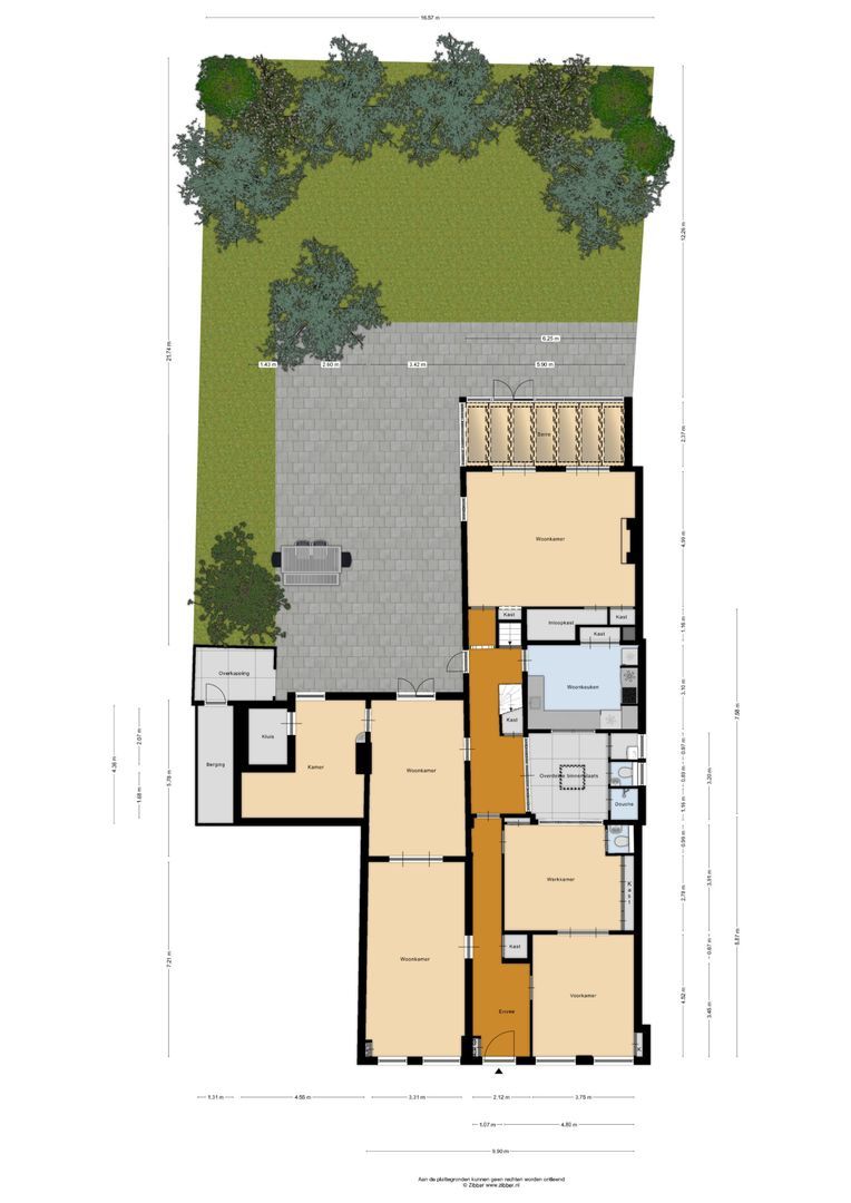 Nieuwe Gracht 84, Haarlem plattegrond-0