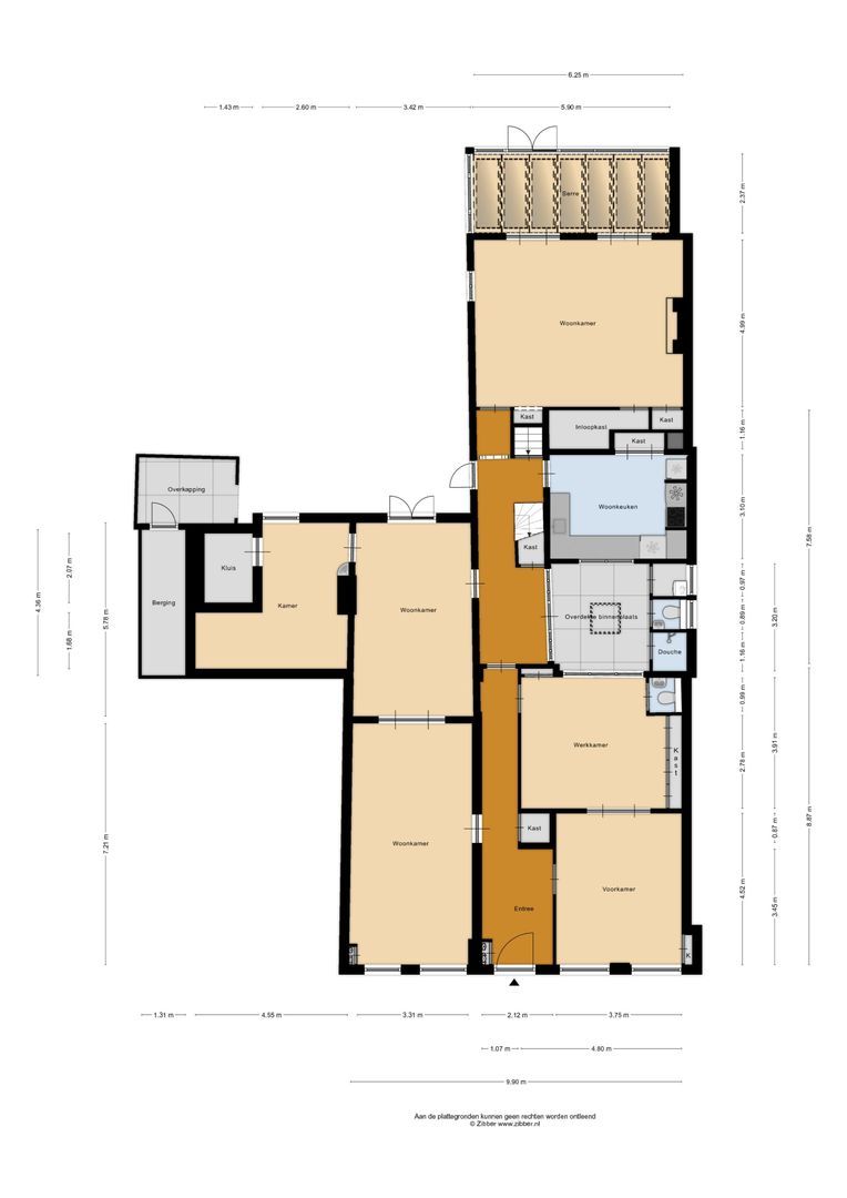 Nieuwe Gracht 84, Haarlem plattegrond-1