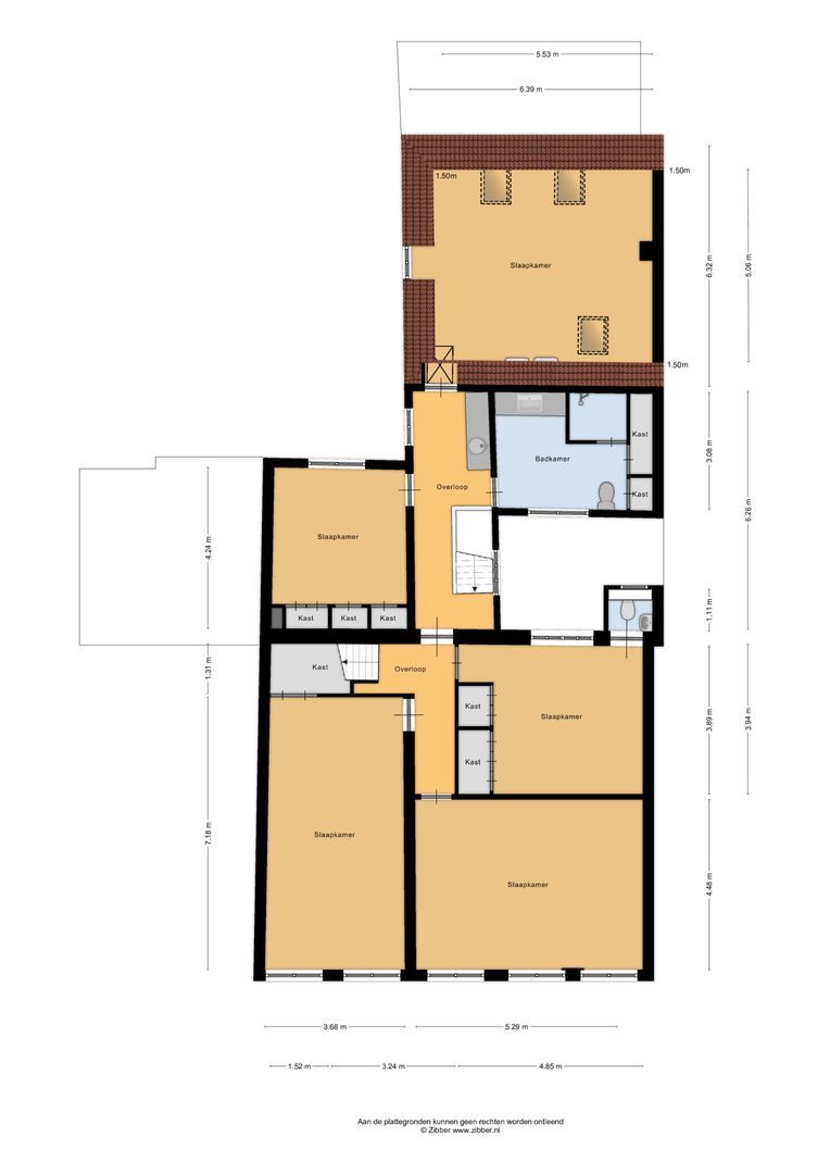 Nieuwe Gracht 84, Haarlem plattegrond-2