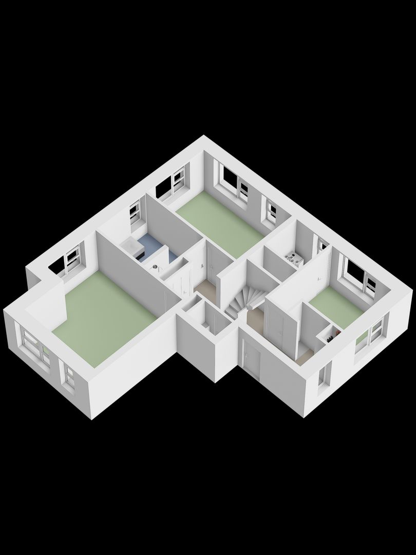 Phoenixstraat 1 H, Haarlem plattegrond-6