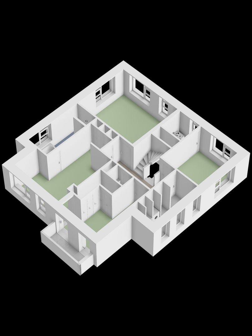 Phoenixstraat 1 H, Haarlem plattegrond-5
